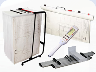 Plan storage and accessories